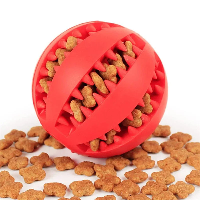 Interactive Dog Treat Ball – Chew, Dental Cleaning & Puzzle Toy