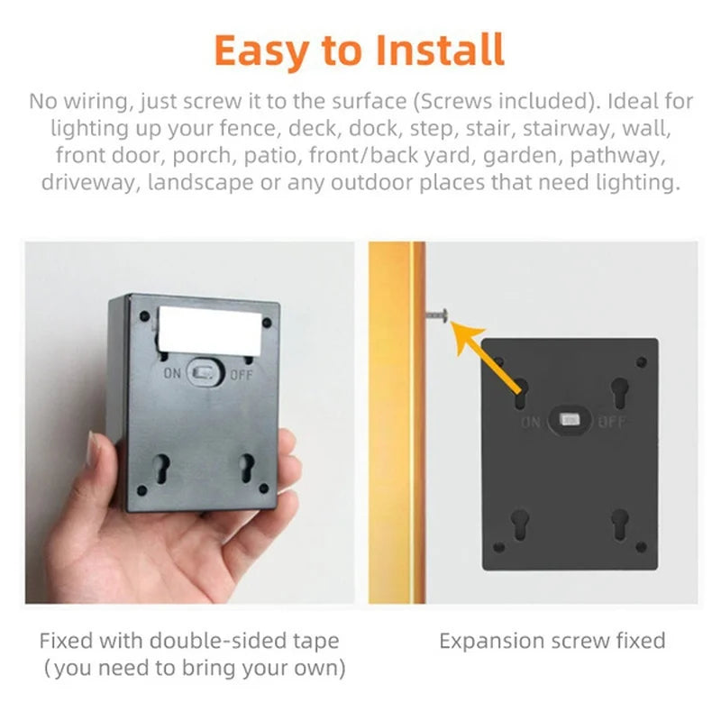 Solar LED Fence Lights – Waterproof Outdoor Wall & Garden Lights