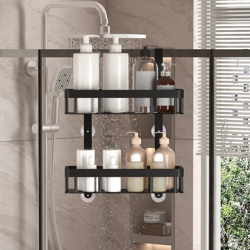 Bathroom & Shower Organiser - 2 Tier Storage Shelf