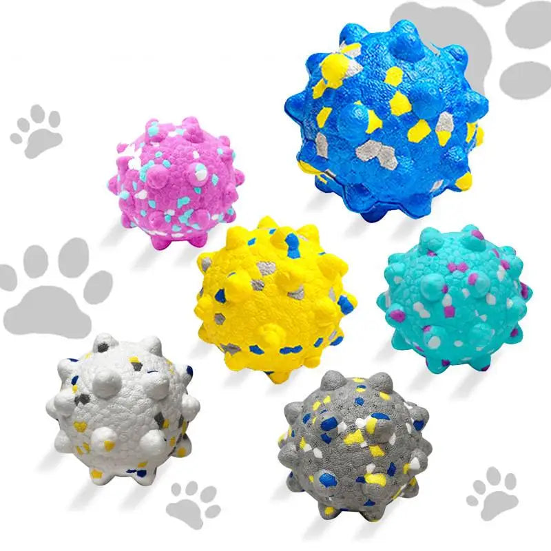 Interactive Dog Ball Toy – Bite Resistant ETPU Chew Ball for Teeth Cleaning & Play