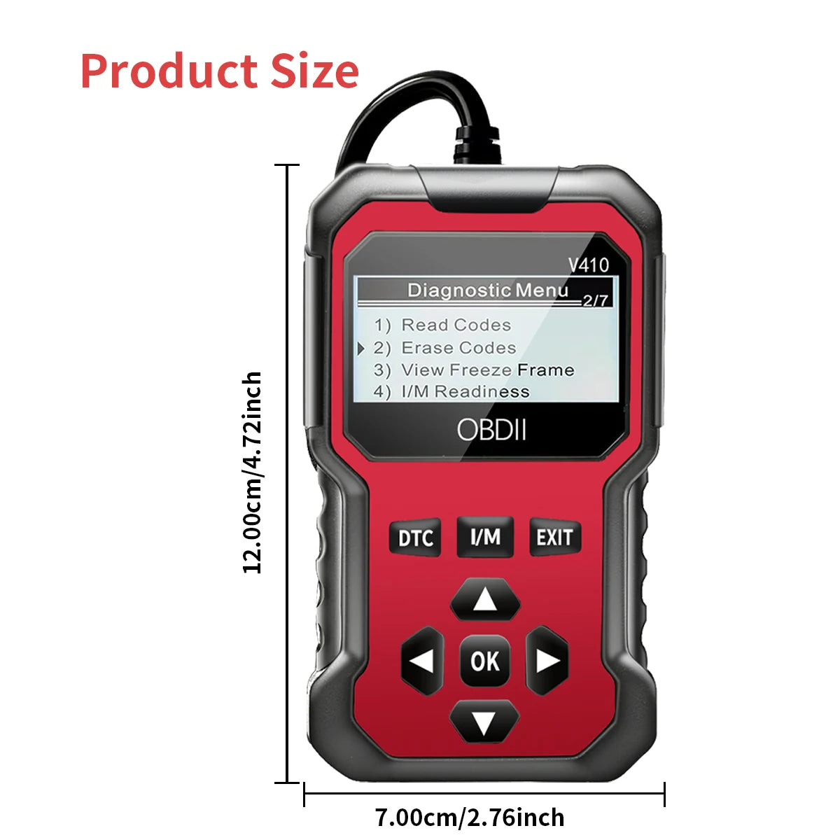 OBD2 Car Diagnostic Scanner – Engine Fault Code Reader & Vehicle Diagnostic Tool