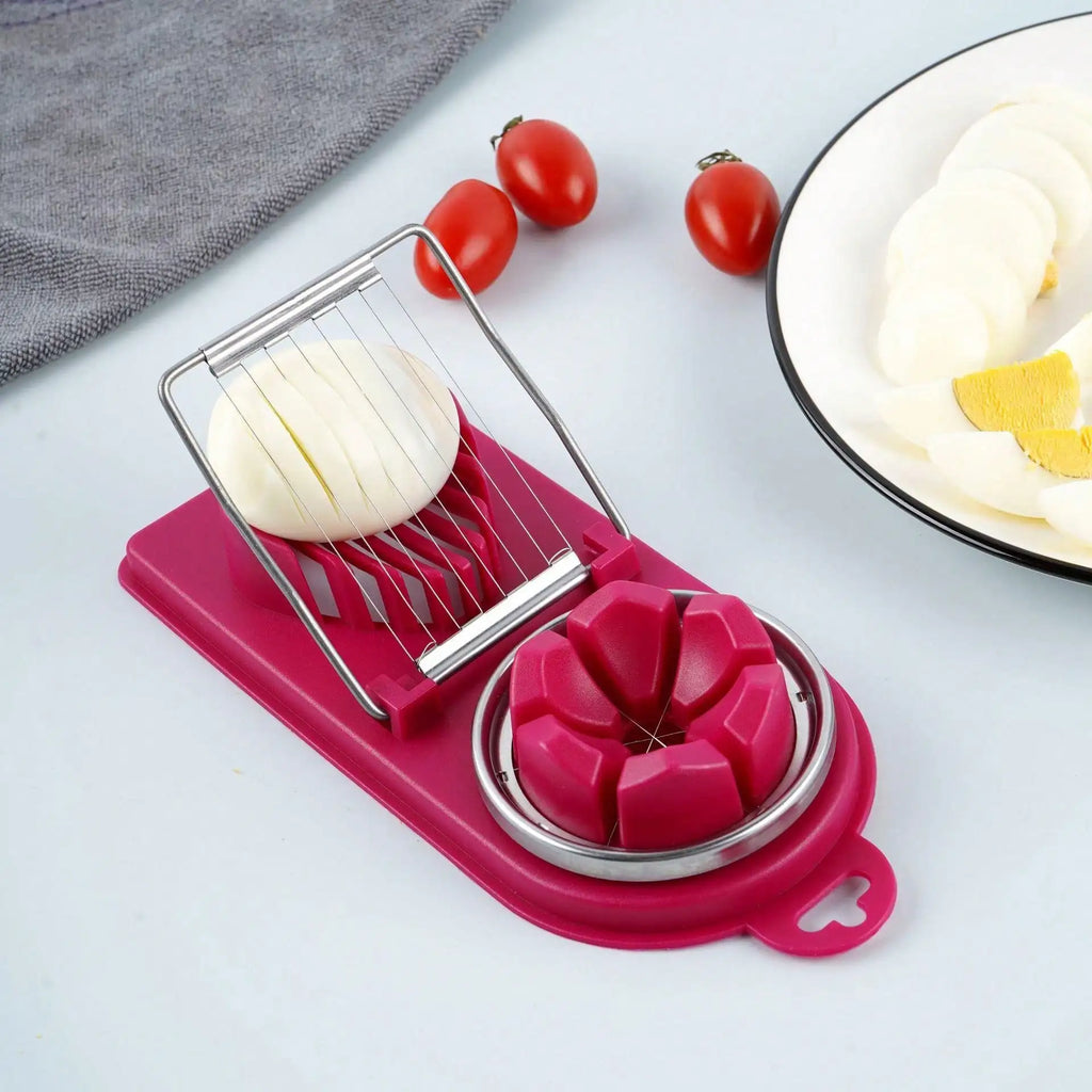 2-in-1 Egg Slicer & Cutter