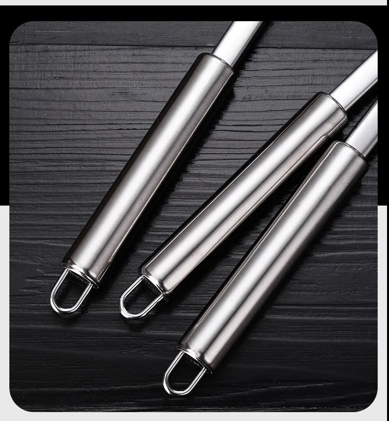 9-Piece Stainless Steel Kitchen Utensil Set – Multi-Purpose Cooking Tools