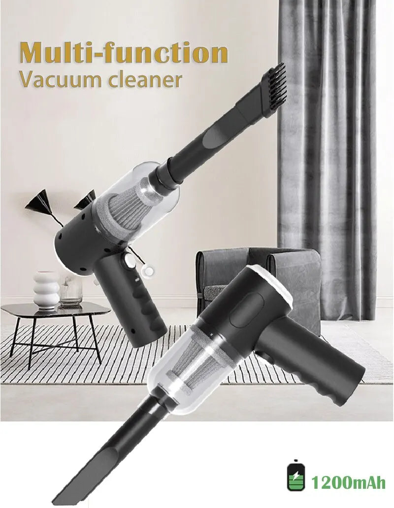 Cordless Handheld Vacuum Cleaner – Portable USB Rechargeable Mini Vacuum