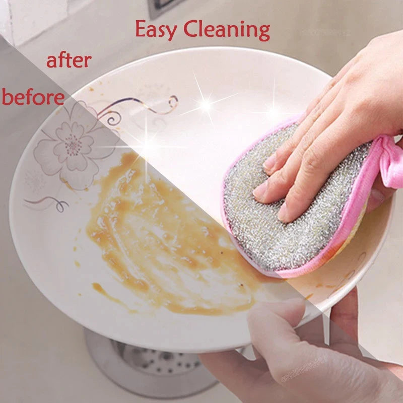 Ultra-Absorbent Kitchen Cleaning Sponge | Soft Non-Scratch Dishwashing Sponge | Reusable Multi-Purpose Cleaning Sponge