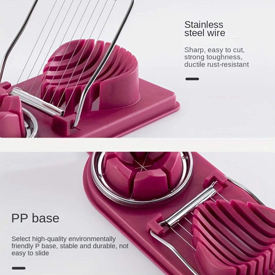 2-in-1 Egg Slicer & Cutter