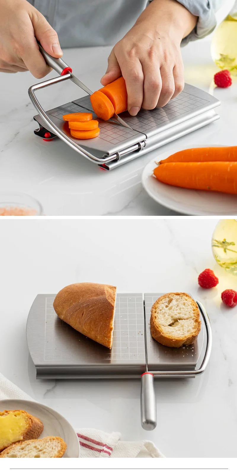 Stainless Steel Adjustable Food Slicer