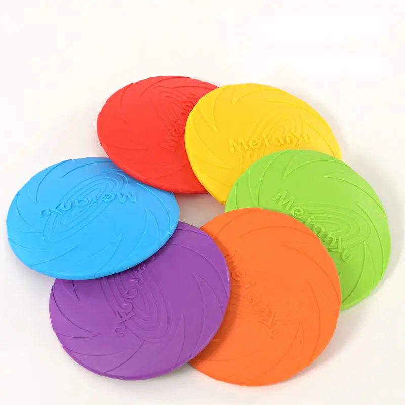 Bite-Resistant Dog Flying Disc – Interactive Fetch & Training Toy