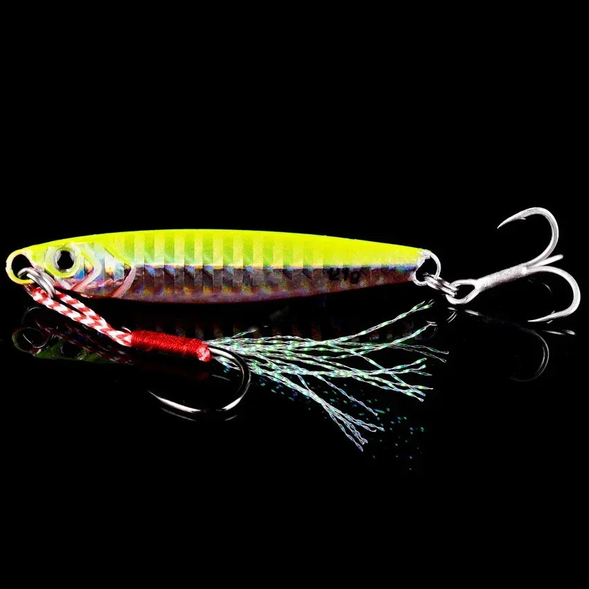 5pcs Metal Jig Fishing Lures – Saltwater Hard Bait Fishing Set