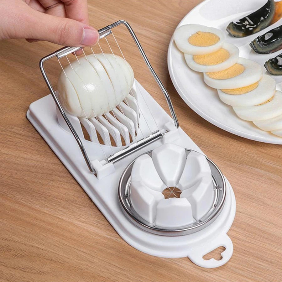 2-in-1 Egg Slicer & Cutter