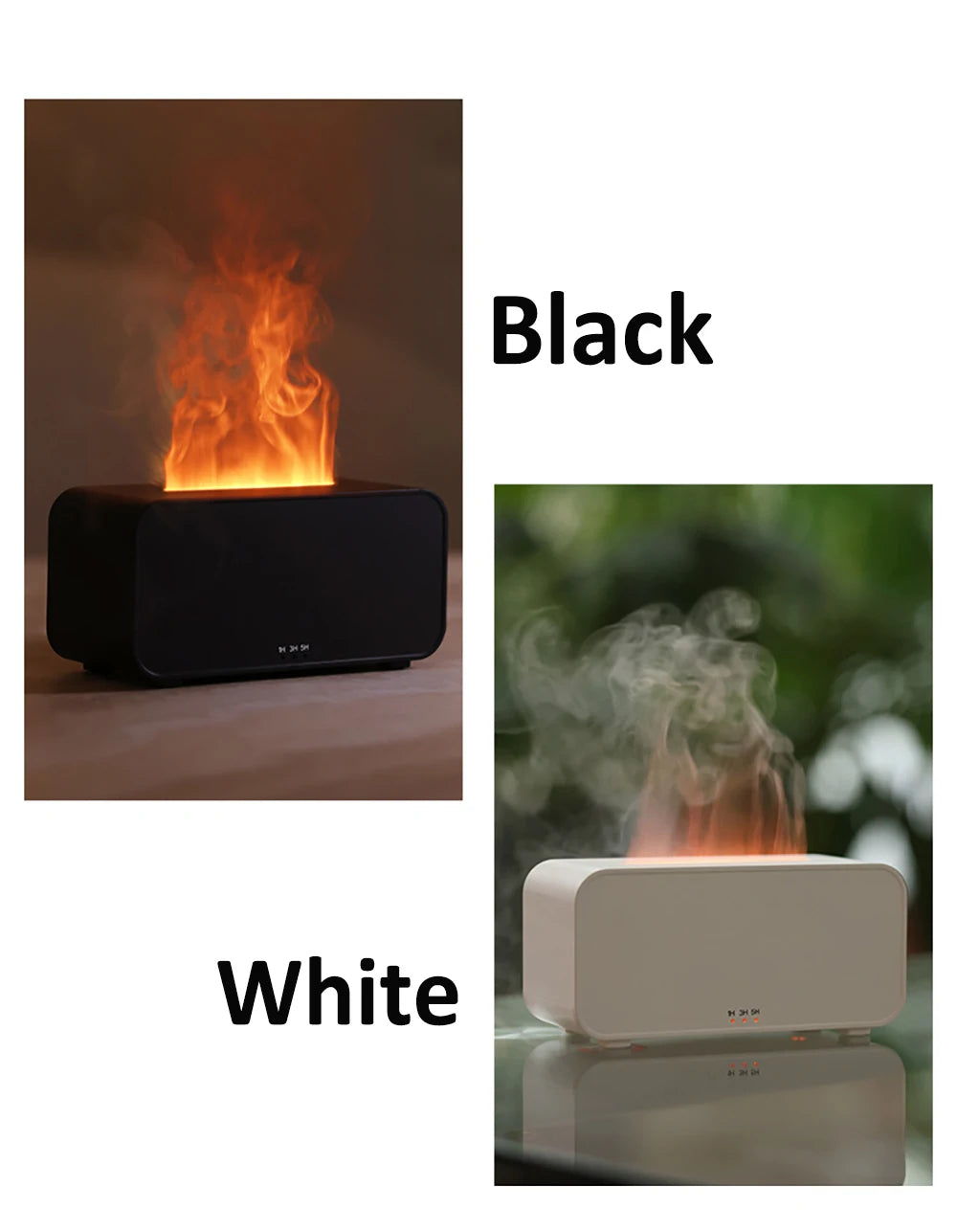 Cozy Flame Essential Oil Diffuser & Humidifier