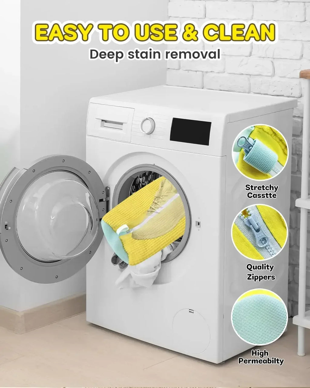 Machine Washable Shoe Washing & Drying Bag