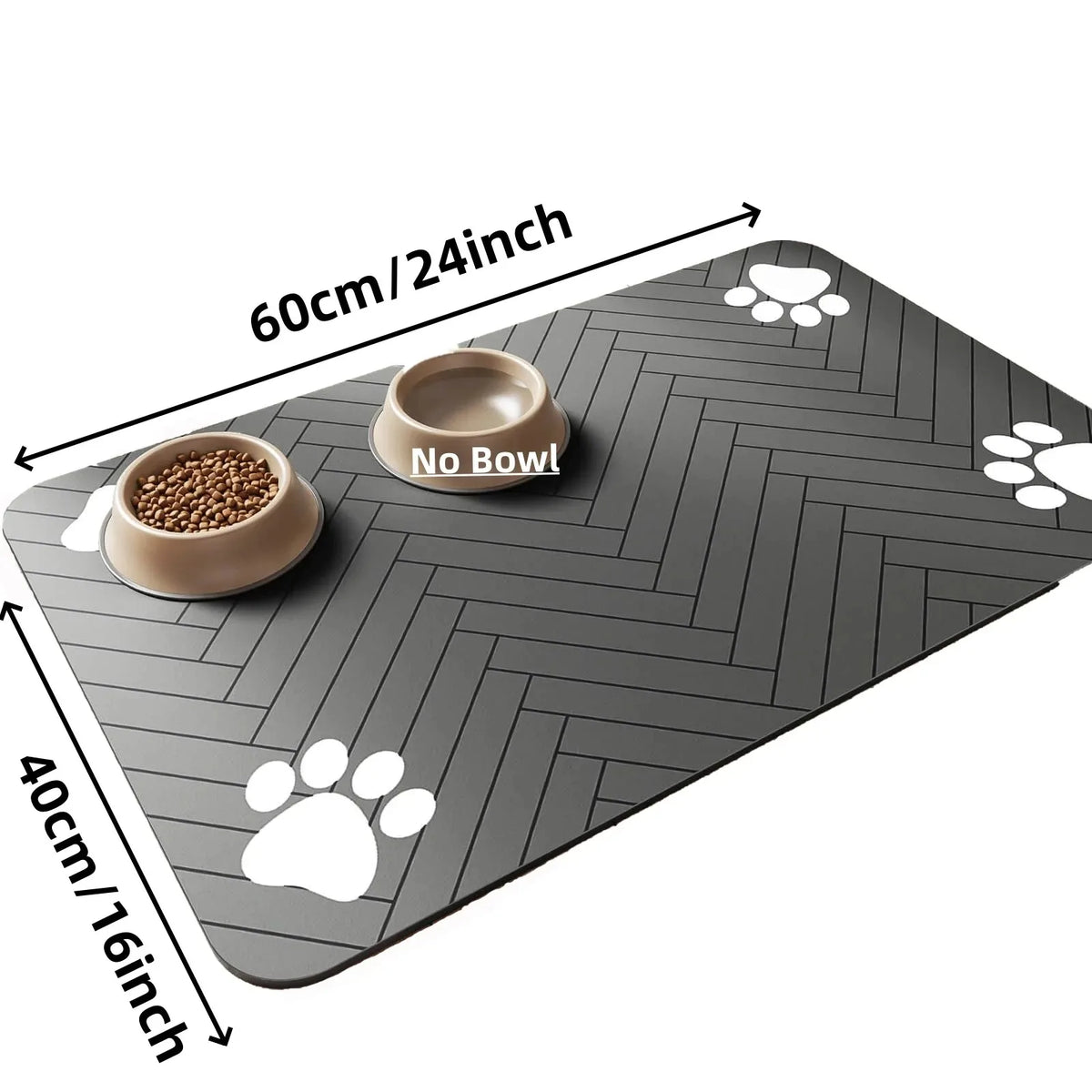 Pet Feeding Mat – Absorbent Waterproof Placemat for Dogs & Cats