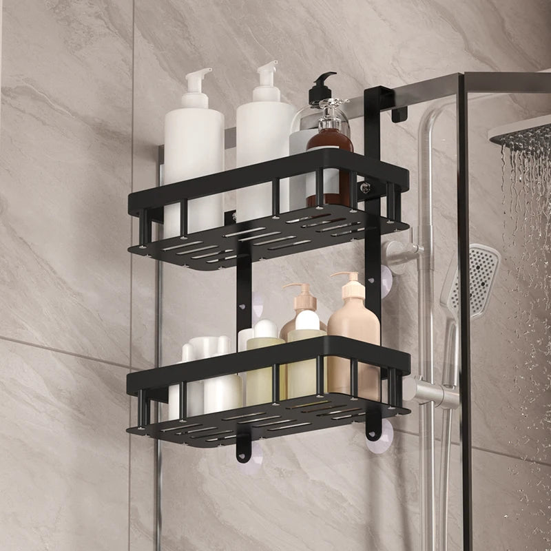 Bathroom & Shower Organiser - 2 Tier Storage Shelf