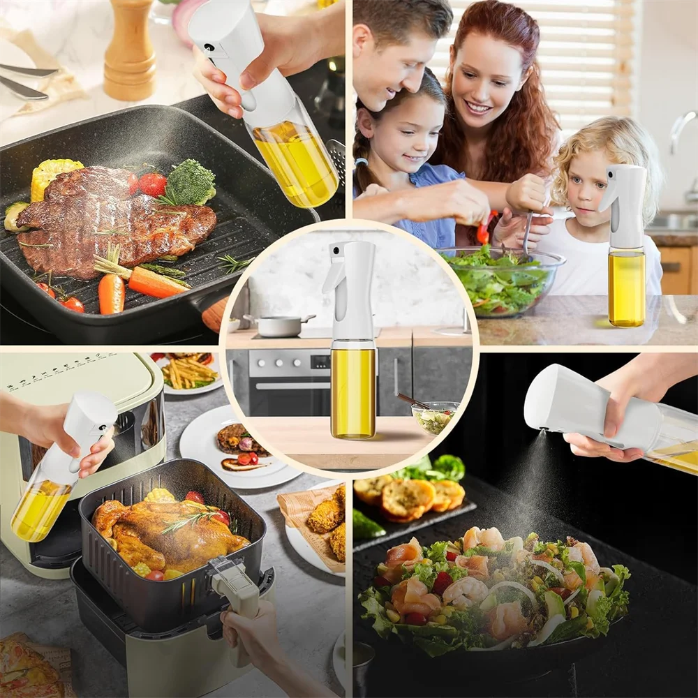 Oil Spray Bottle – Reusable Cooking Oil Sprayer & Dispenser
