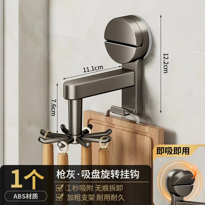 360° Rotating Kitchen Utensil & Cutting Board Holder