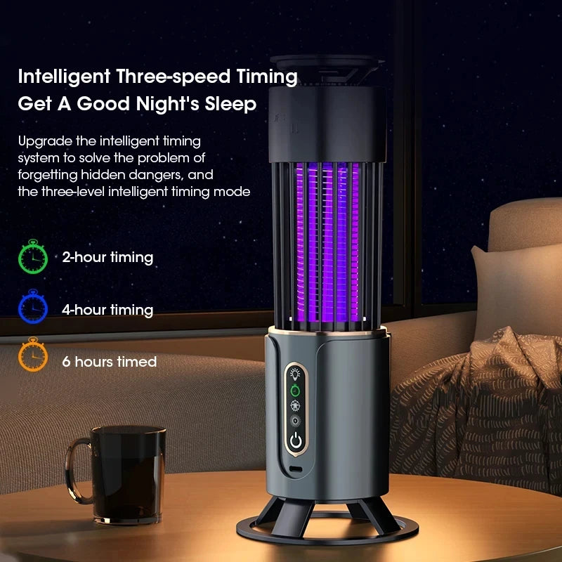 USB Mosquito Killer Lamp – Electric Insect Trap & Camping Lantern for Outdoor Adventures