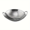 29cm Honeycomb Stainless Steel Wok | Non-Stick Scratch-Resistant Cooking Pan