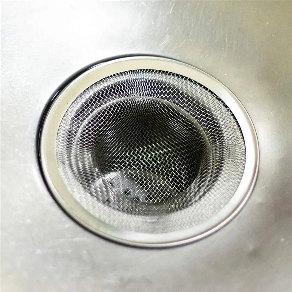 Stainless Steel Sink Strainer | Kitchen & Bathroom Drain Filter Hair Catcher