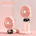 Portable Handheld Mini Fan with Neck Strap, Phone Stand & LED Display