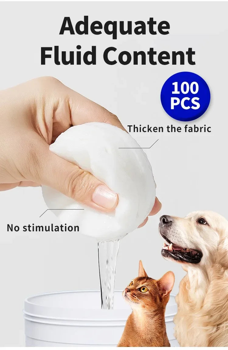 Gentle Pet Eye Wipes – Dogs & Cats
