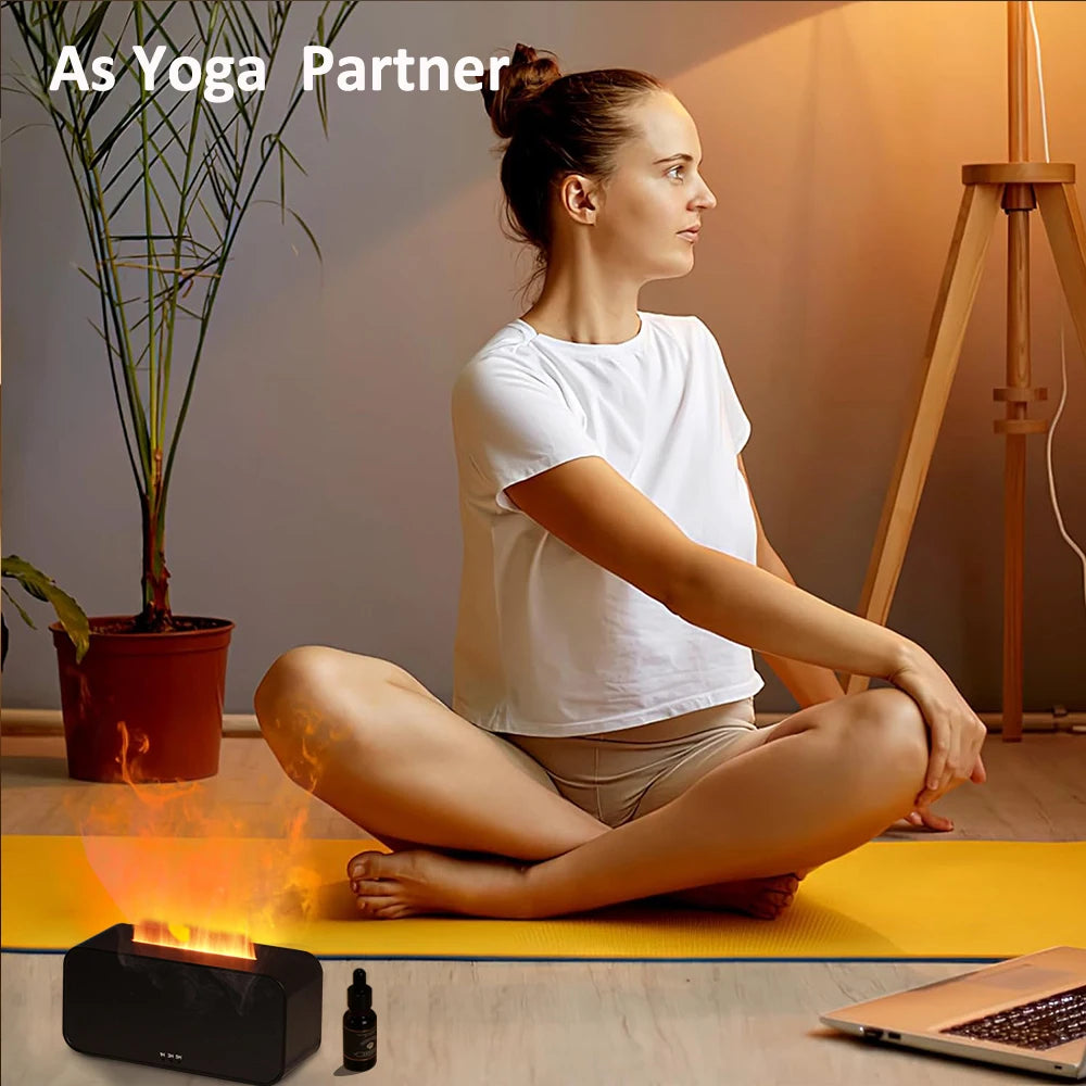 Cozy Flame Essential Oil Diffuser & Humidifier