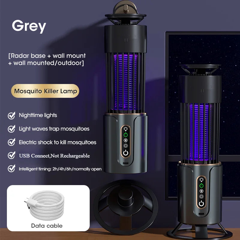 USB Mosquito Killer Lamp – Electric Insect Trap & Camping Lantern for Outdoor Adventures