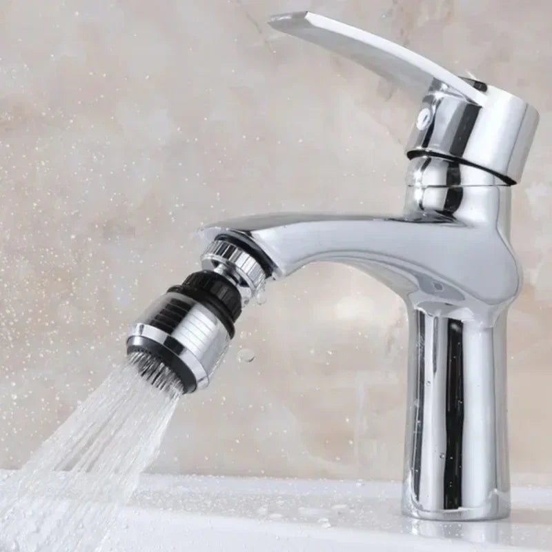 2 Pack 360° Swivel Faucet Tap Aerator | Water Saving Sink Nozzle Filter Attachment