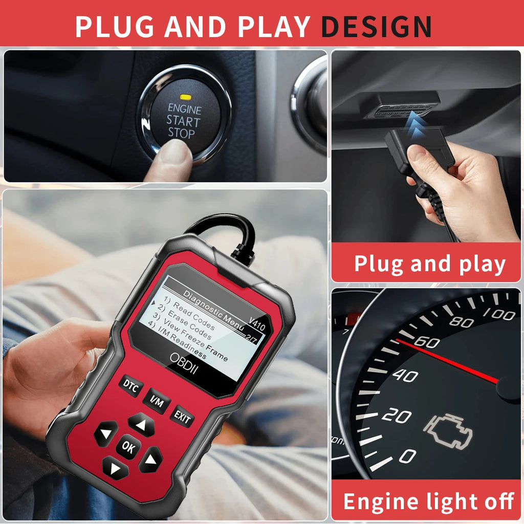 OBD2 Car Diagnostic Scanner – Engine Fault Code Reader & Vehicle Diagnostic Tool