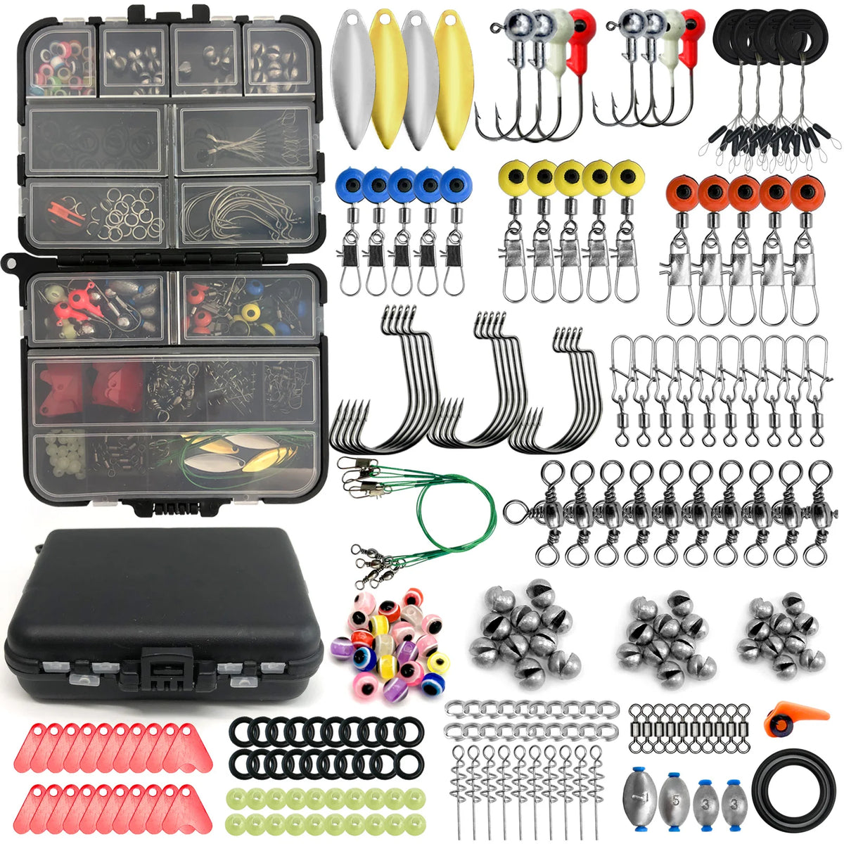 Professional Fishing Tackle Kit – 113–410 Piece Fishing Accessories Set
