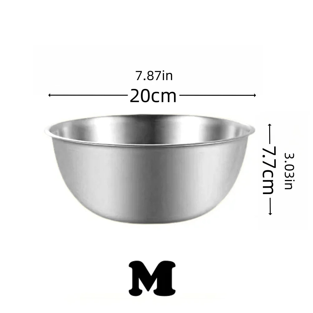 Stainless Steel Camping Bowls – Durable Mixing & Food Prep Bowls for Outdoor Cooking