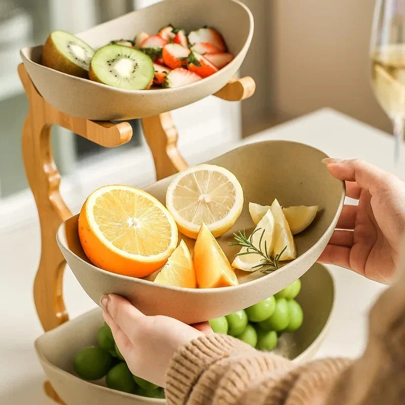 2/3 Tier Fruit & Snack Serving Stand