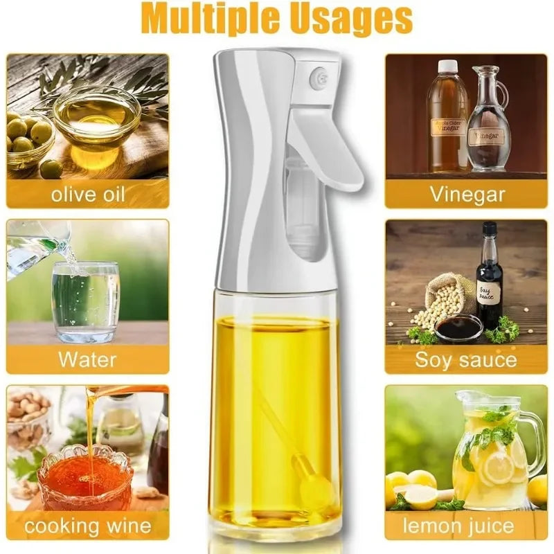 Oil Spray Bottle – Reusable Cooking Oil Sprayer & Dispenser