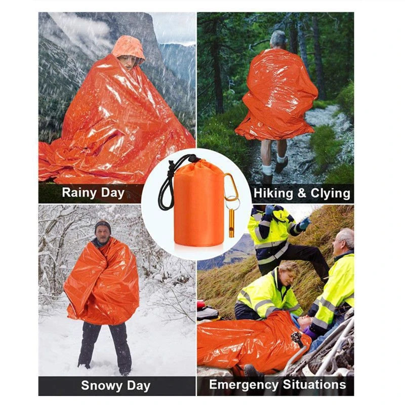 Emergency Survival Sleeping Bag – Thermal Waterproof Bivy Sack for Camping & Hiking
