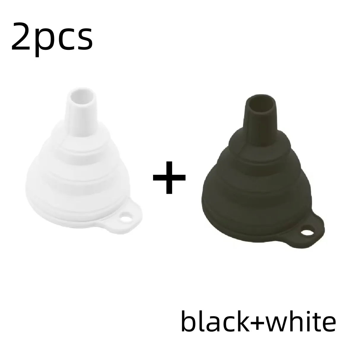 Mini Foldable Silicone Funnel – Collapsible Portable Funnel for Kitchen, Camping & Outdoor Use