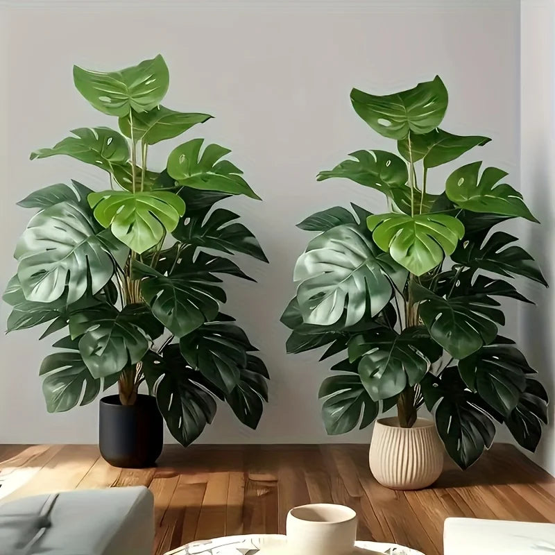 Artificial Monstera Plant – Lush Tropical Greenery for Every Space (Without Pot)