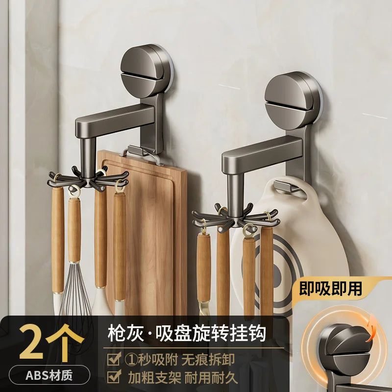 360° Rotating Kitchen Utensil & Cutting Board Holder