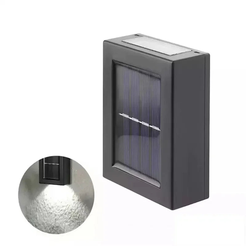 Solar LED Fence Lights – Waterproof Outdoor Wall & Garden Lights