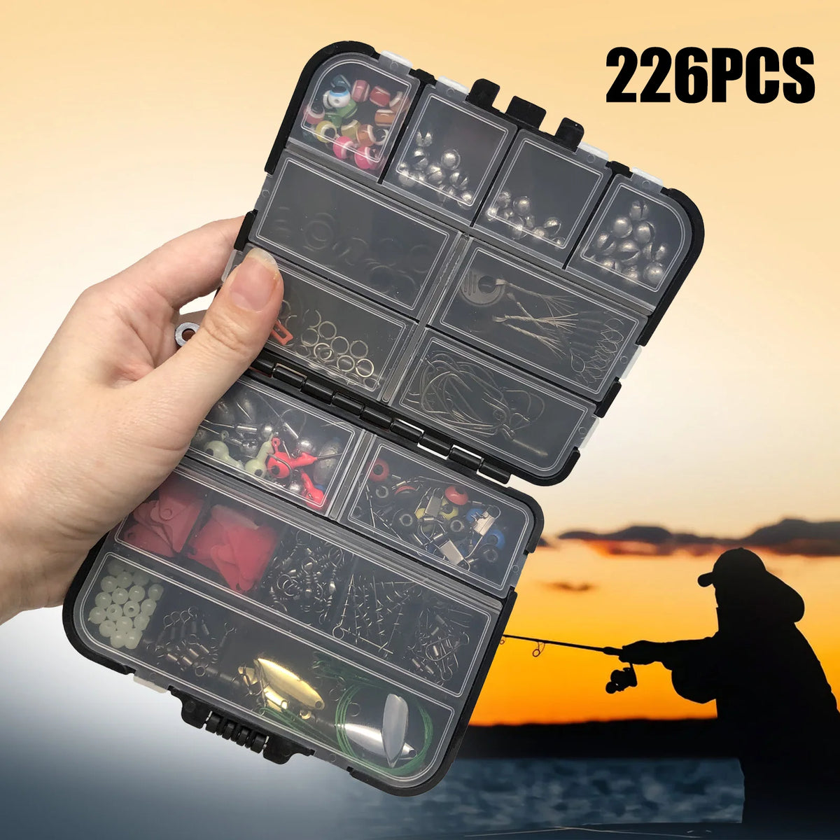 Professional Fishing Tackle Kit – 113–410 Piece Fishing Accessories Set