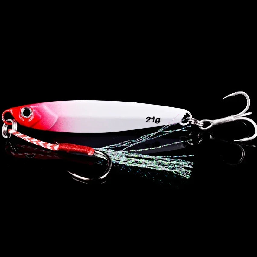 5pcs Metal Jig Fishing Lures – Saltwater Hard Bait Fishing Set