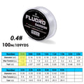PROBEROS 100m Fluorocarbon Fishing Line – High Abrasion Resistance