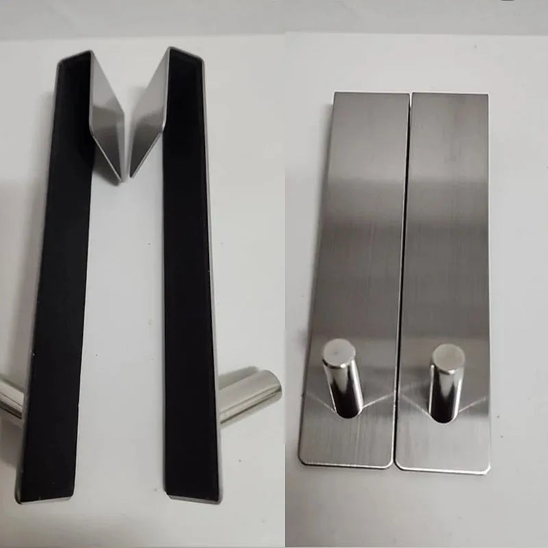 Over-Door Shower Towel Rack – Stainless Steel S-Shape Bathroom Hook