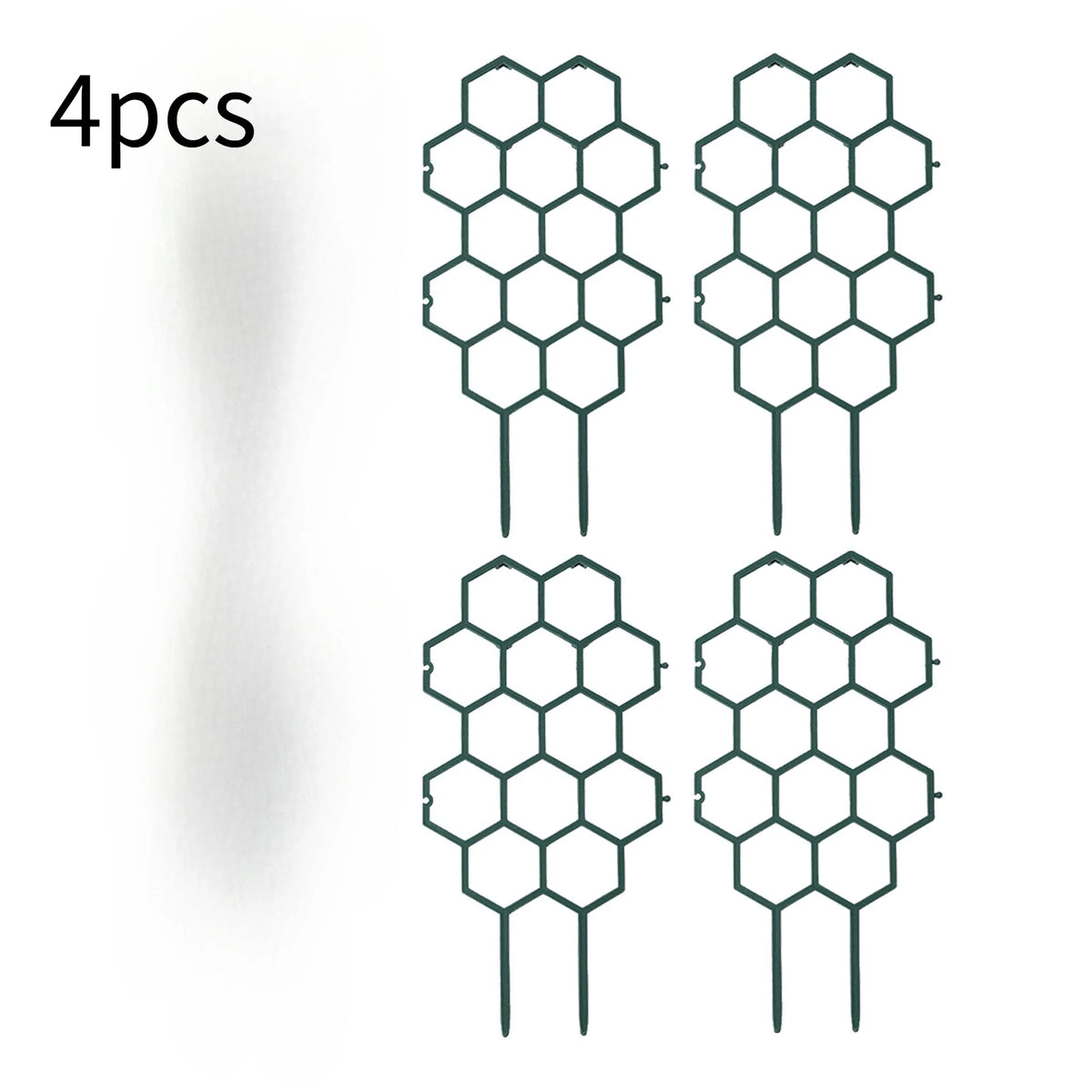 2PCS Honeycomb Plant Trellis – Plastic Climbing Support for Indoor & Outdoor Potted Plants