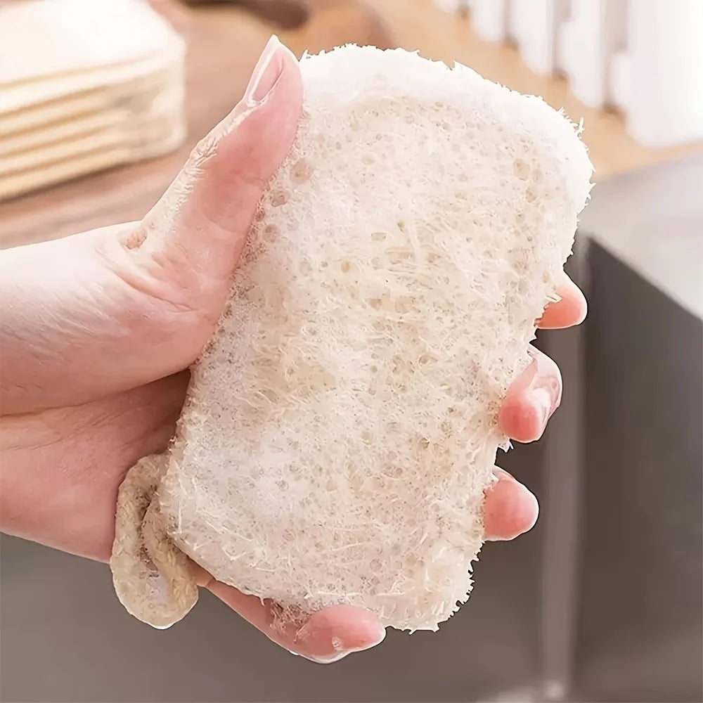 Natural Loofah Dish Scrubber – Eco-Friendly Kitchen Cleaning Sponge