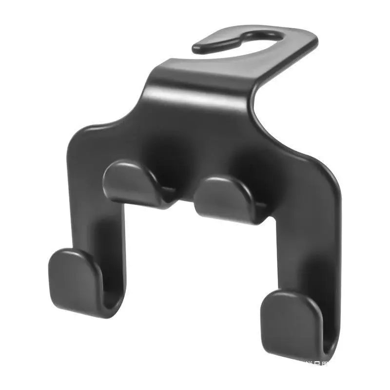 2-in-1 Car Headrest Phone Holder & Storage Hooks