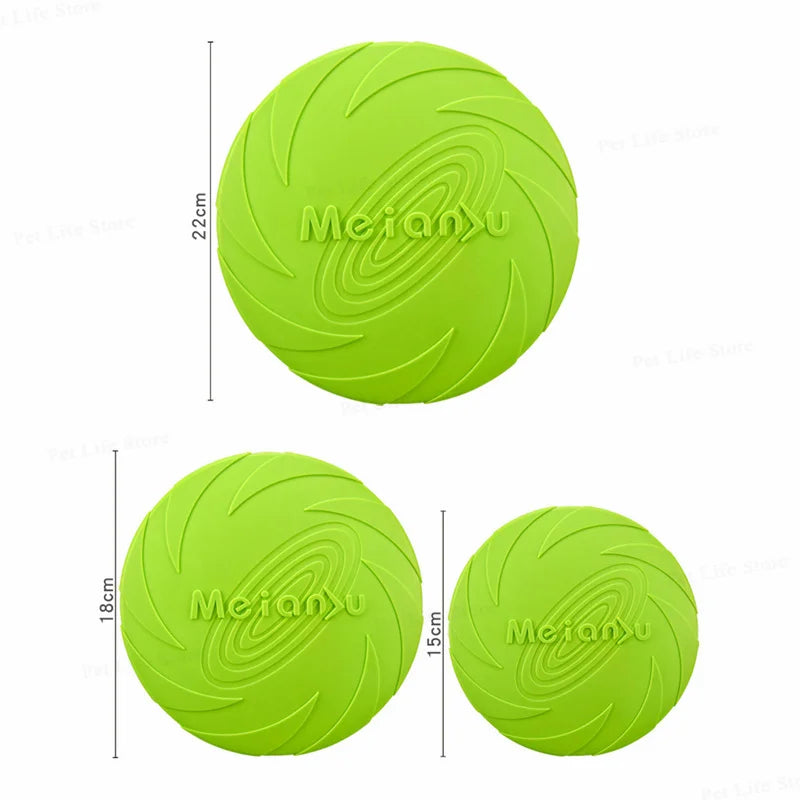 Bite-Resistant Dog Flying Disc – Interactive Fetch & Training Toy