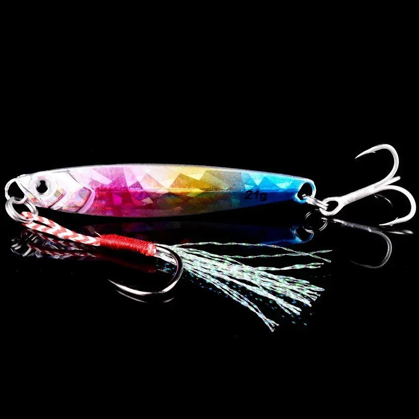 5pcs Metal Jig Fishing Lures – Saltwater Hard Bait Fishing Set