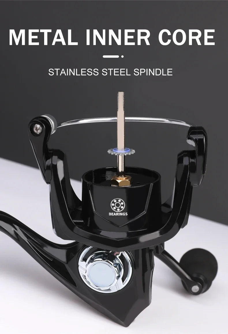 Professional Ultra-Light Spinning Fishing Reel – 1000–7000 Series