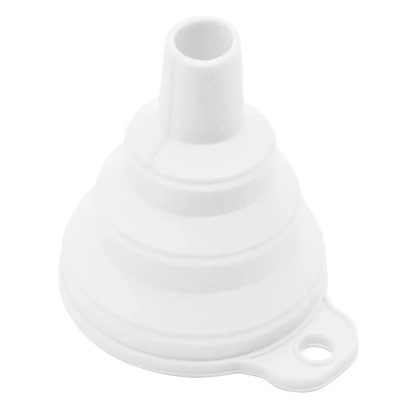 Mini Foldable Silicone Funnel – Collapsible Portable Funnel for Kitchen, Camping & Outdoor Use