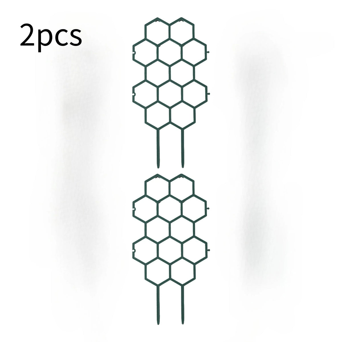 2PCS Honeycomb Plant Trellis – Plastic Climbing Support for Indoor & Outdoor Potted Plants